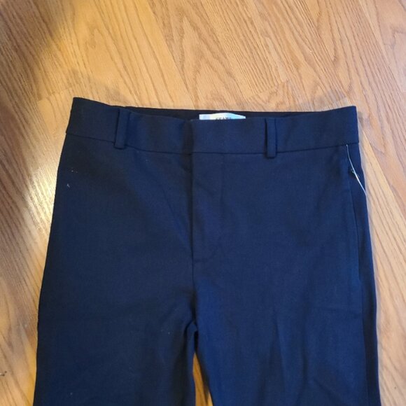 NEW NWOT! FRAME DENIM LE HIGH FLARE TROUSERS PANTS STRETCH COTTON TAILORED sz 4 - Picture 3 of 6